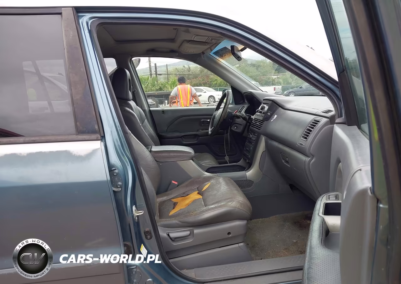 2005 Honda Pilot Ex-L VIN:2HKYF186X5H509300 - 5