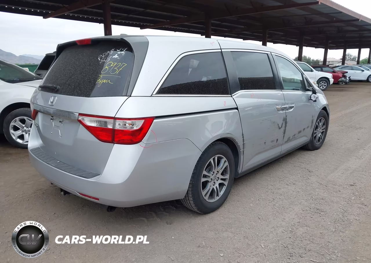 2013 Honda Odyssey Ex-L VIN:5FNRL5H69DB053307 - 4