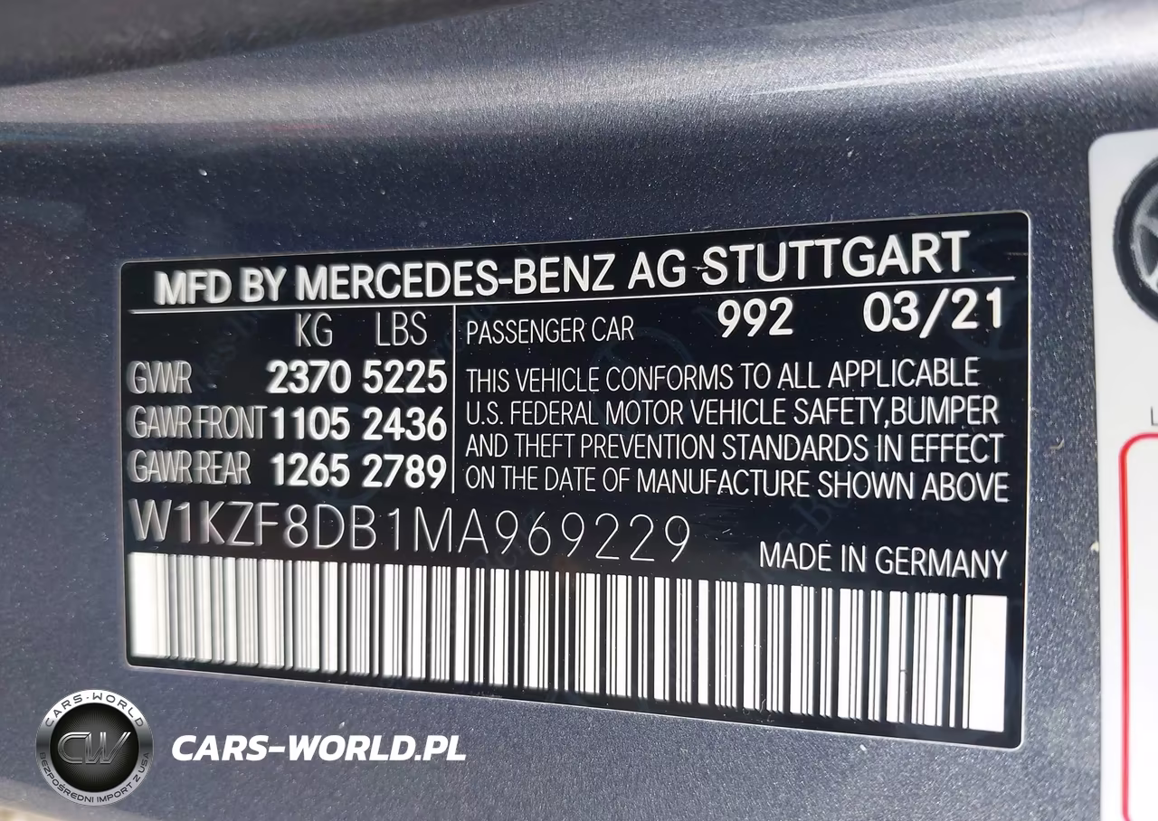 2021 Mercedes-Benz E 350 VIN:W1KZF8DB1MA969229 - 9