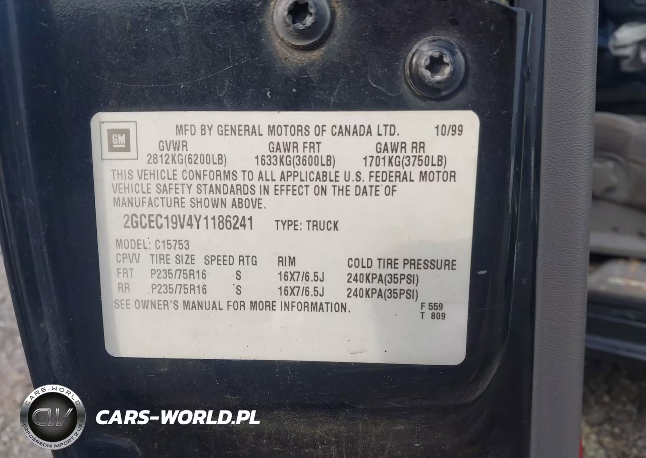 2000 Chevrolet Silverado 1500 Ls VIN:2GCEC19V4Y1186241 - 9
