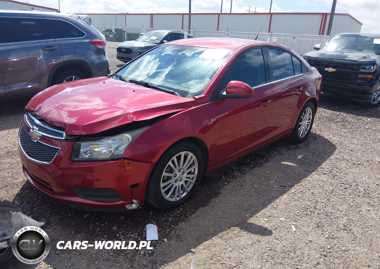2012 Chevrolet Cruze Eco VIN:1G1PJ5SC8C7396148 - 2