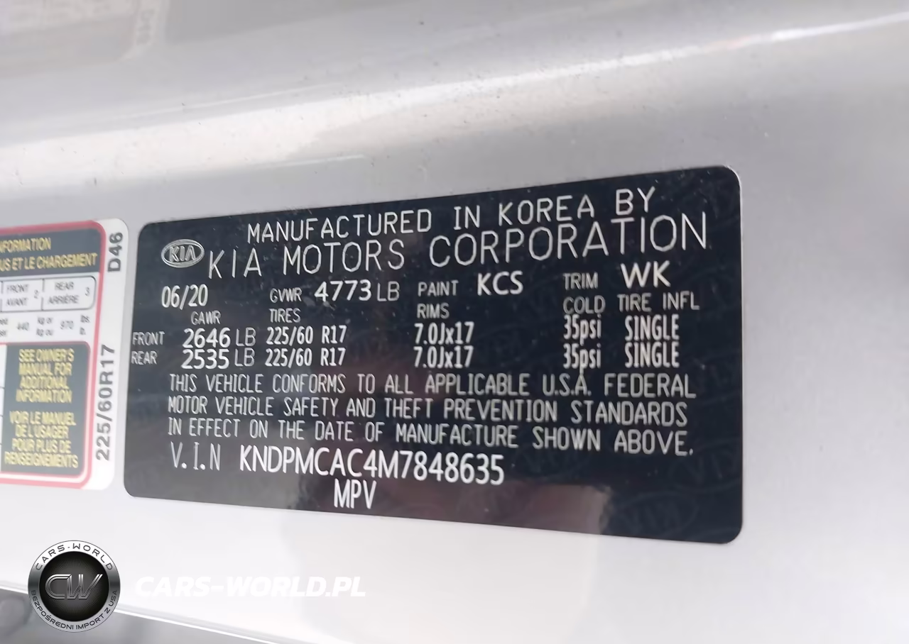 2021 Kia Sportage Lx VIN:KNDPMCAC4M7848635 - 9