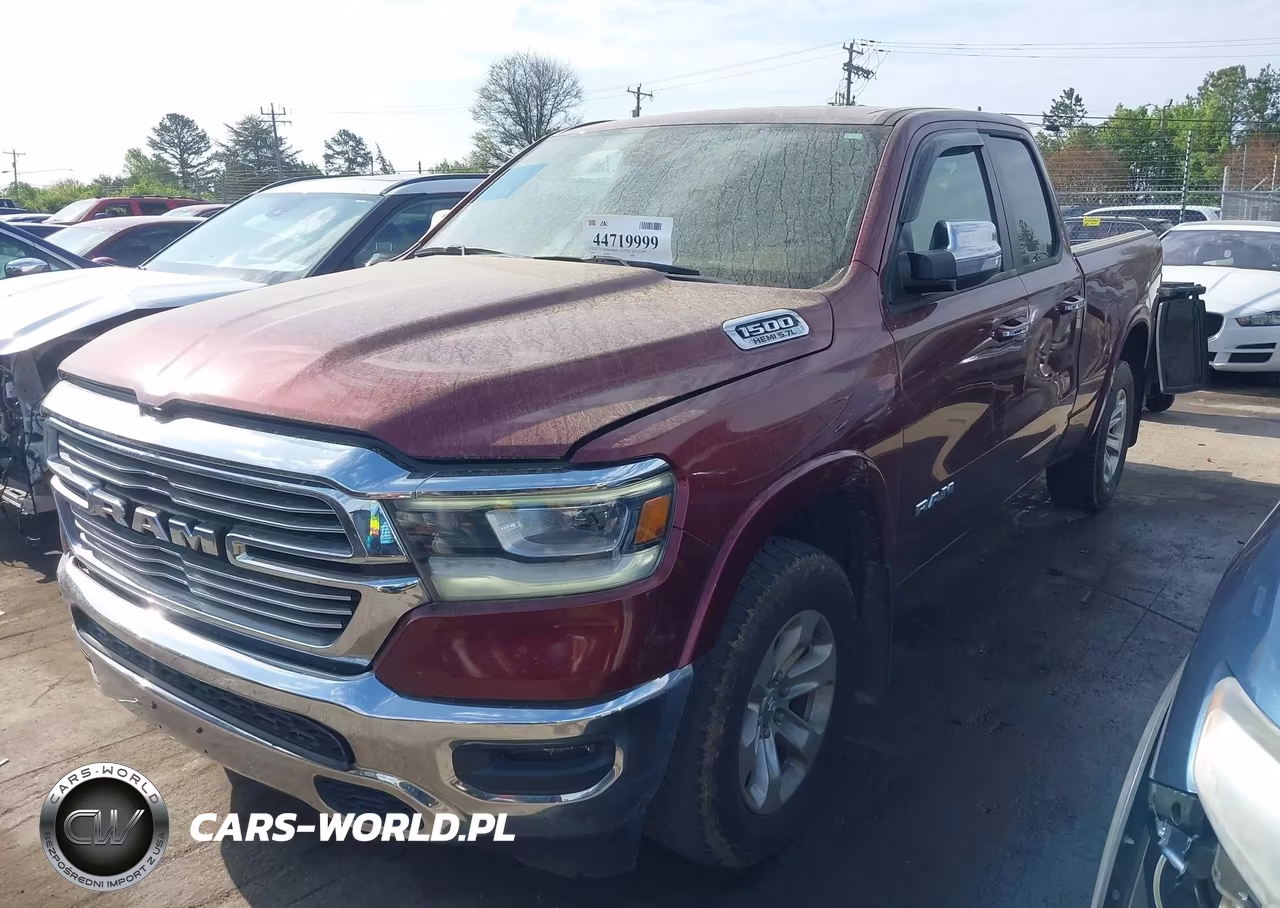 2019 Ram 1500 Laramie 4X4 6'4 Box VIN:1C6SRFDT0KN751764 - 2