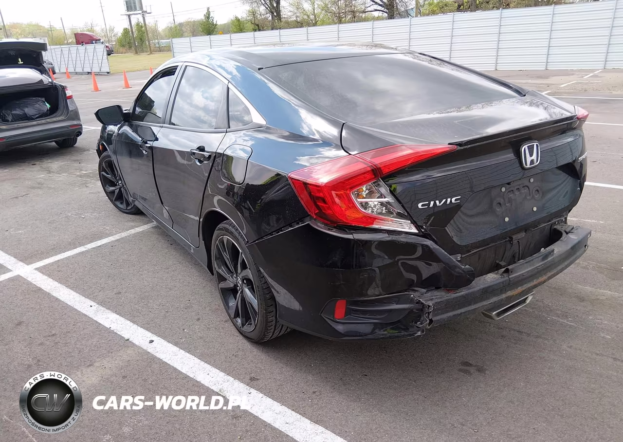 2020 Honda Civic Sport VIN:19XFC2F86LE028066 - 3