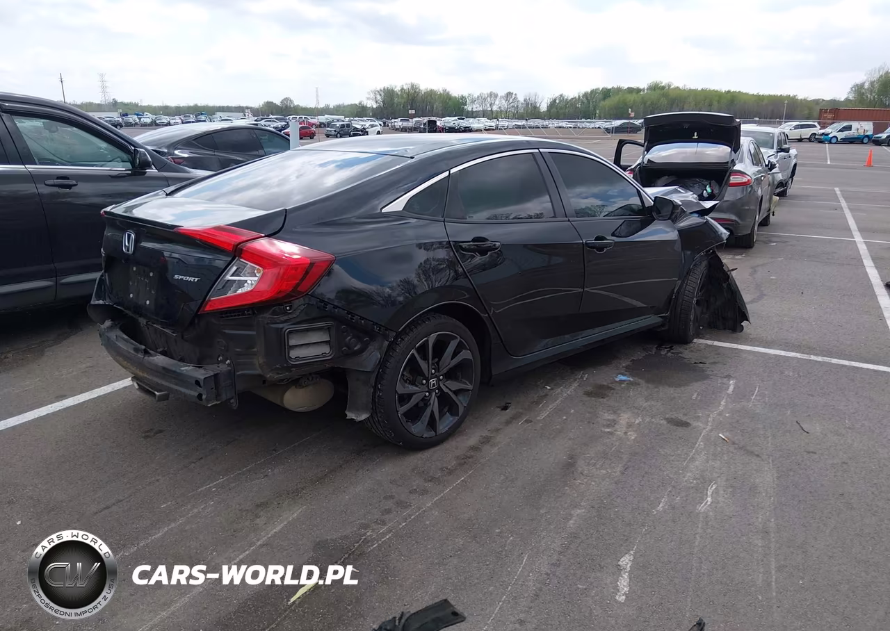 2020 Honda Civic Sport VIN:19XFC2F86LE028066 - 4