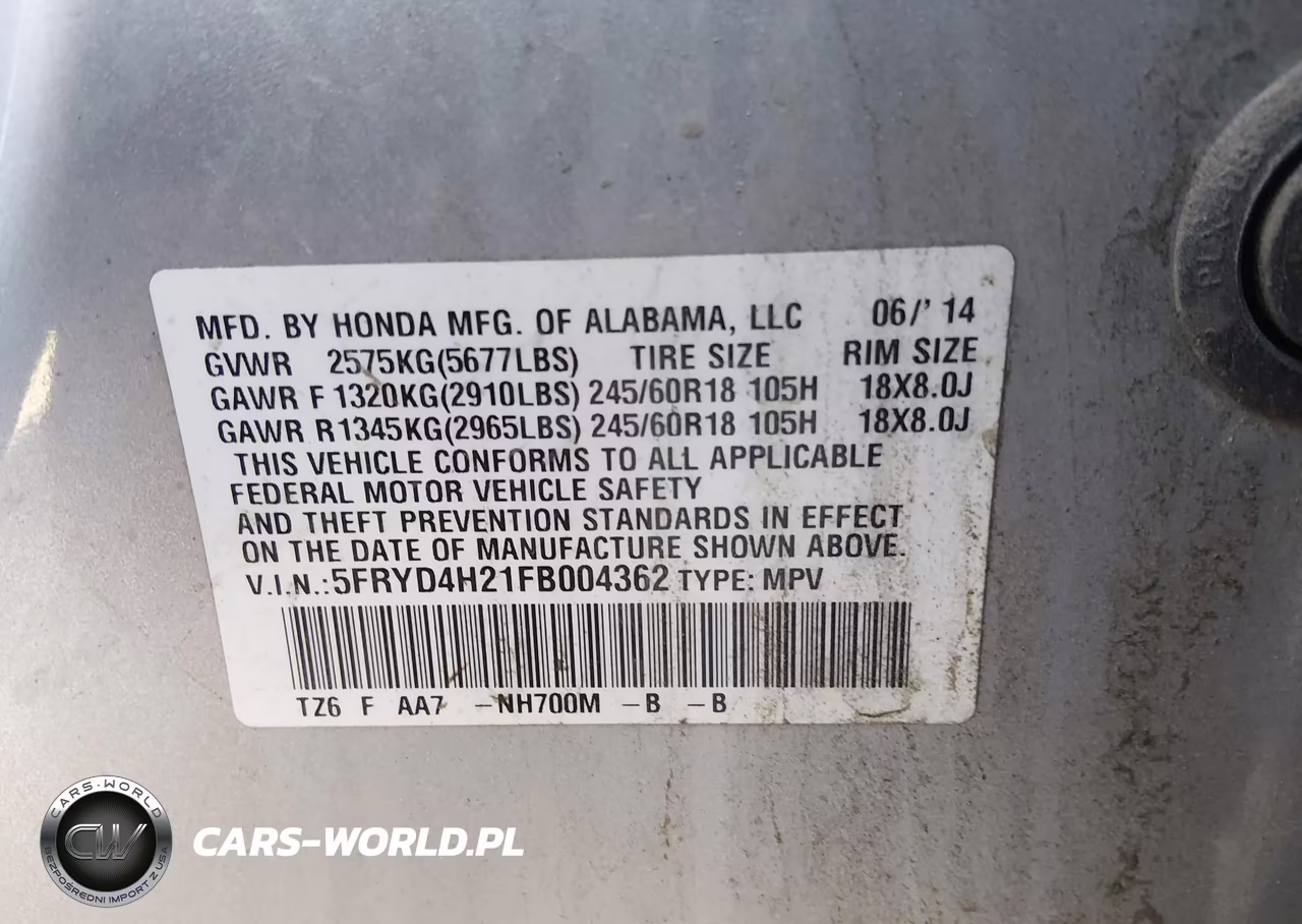 2015 Acura Mdx VIN:5FRYD4H21FB004362 - 9