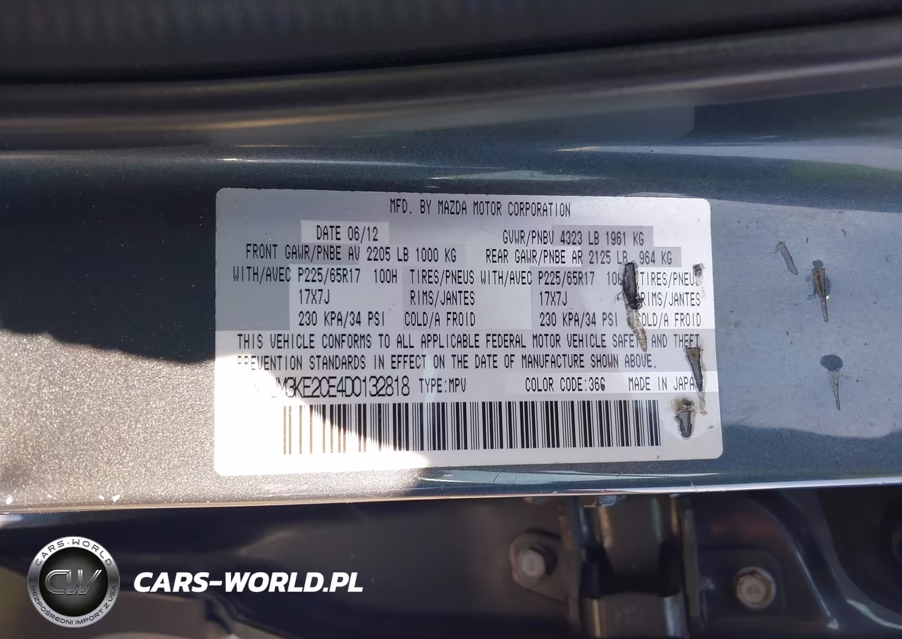 2013 Mazda Cx-5 Touring VIN:JM3KE2CE4D0132818 - 9