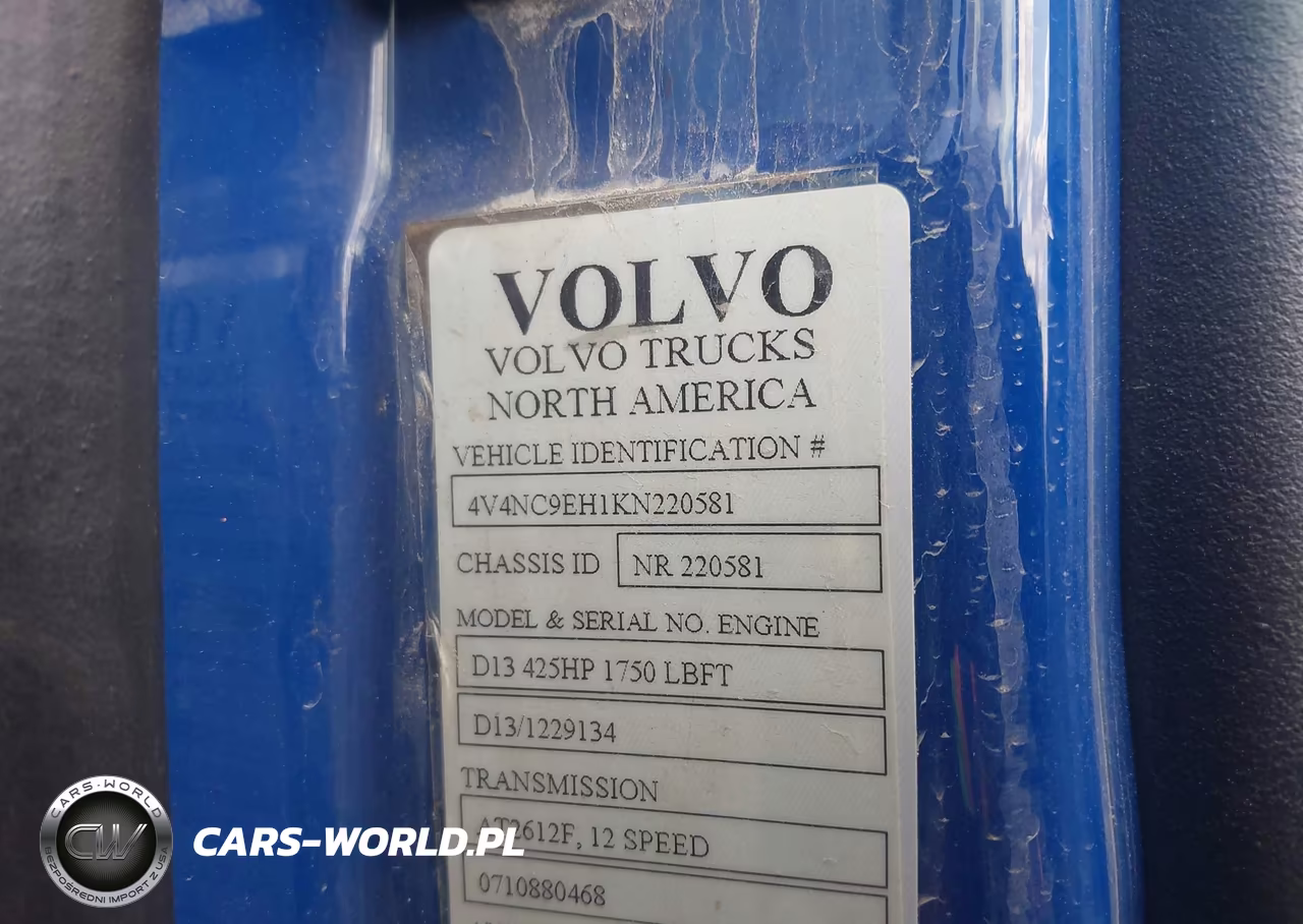 2019 Volvo Vnl VIN:4V4NC9EH1KN220581 - 9