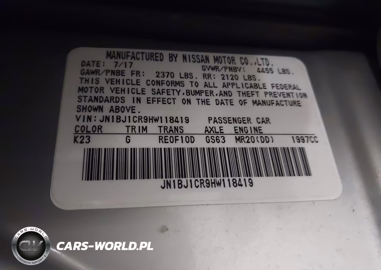 2017 Nissan Rogue Sport Sl VIN:JN1BJ1CR9HW118419 - 9