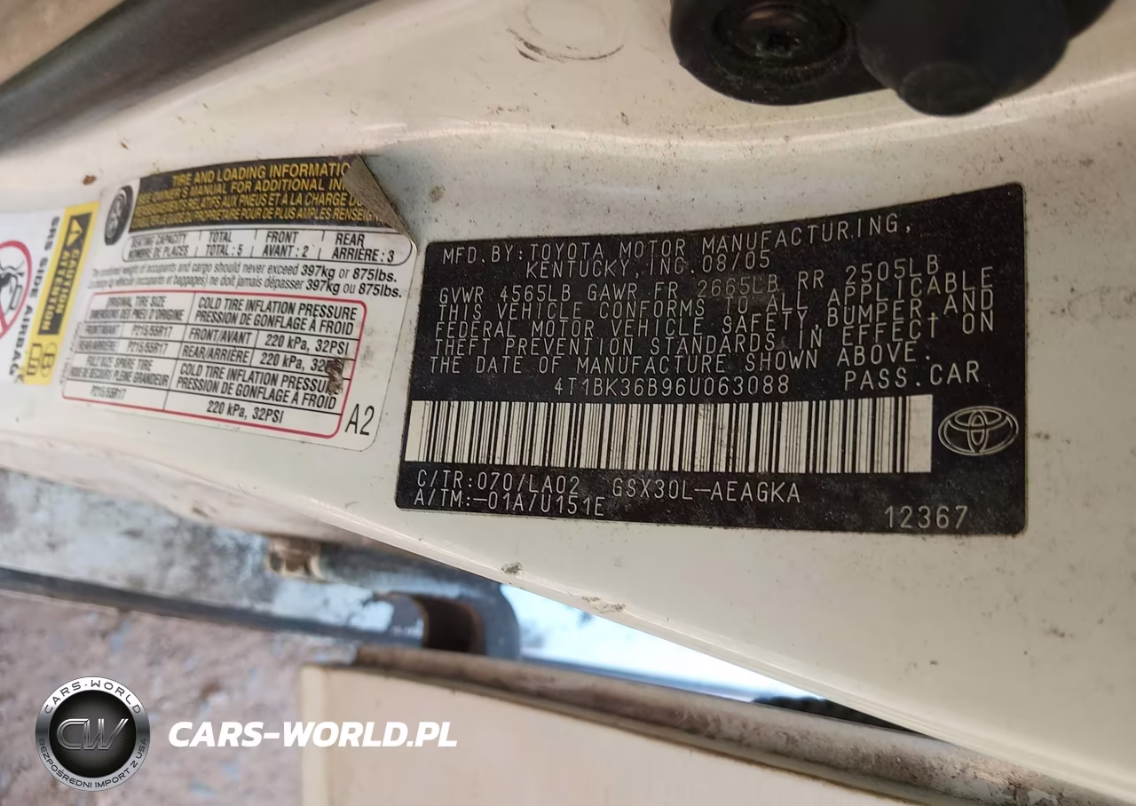 2006 Toyota Avalon Xls VIN:4T1BK36B96U063088 - 9