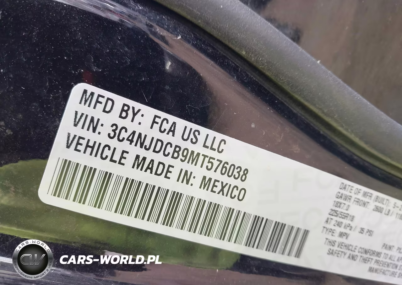 2021 Jeep Compass Limited 4X4 VIN:3C4NJDCB9MT576038 - 9