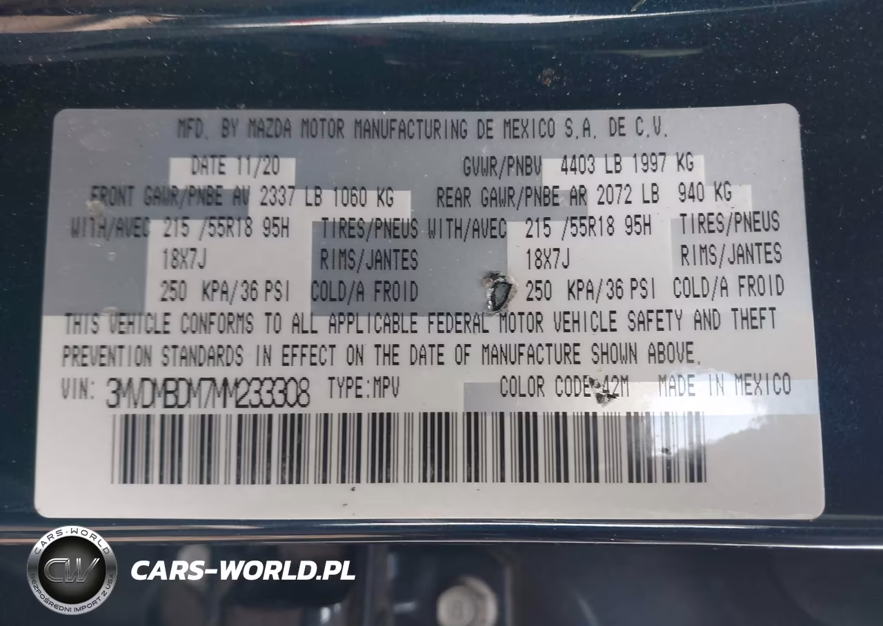 2021 Mazda Cx-30 Premium VIN:3MVDMBDM7MM233308 - 9