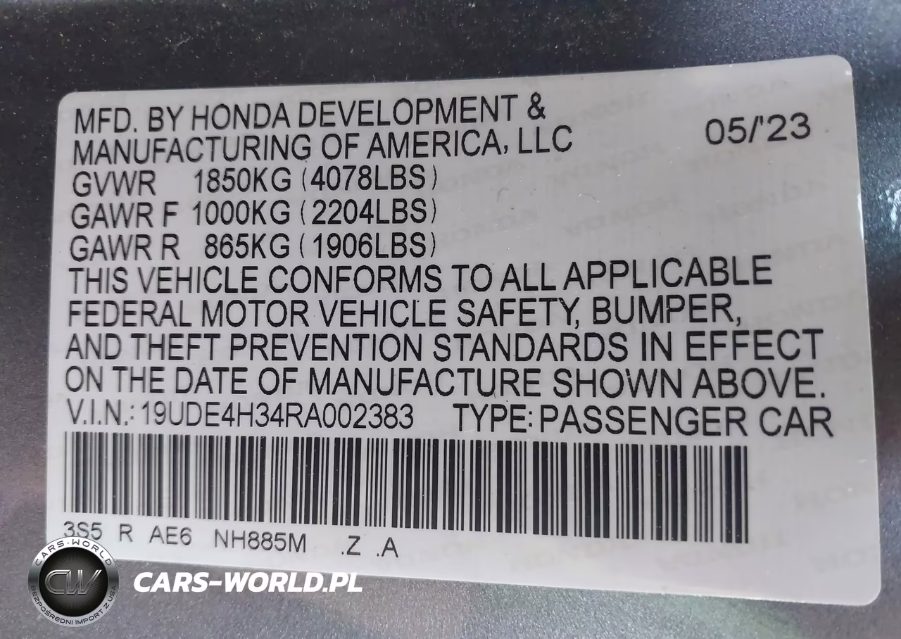 2024 Acura Integra A-Spec VIN:19UDE4H34RA002383 - 9