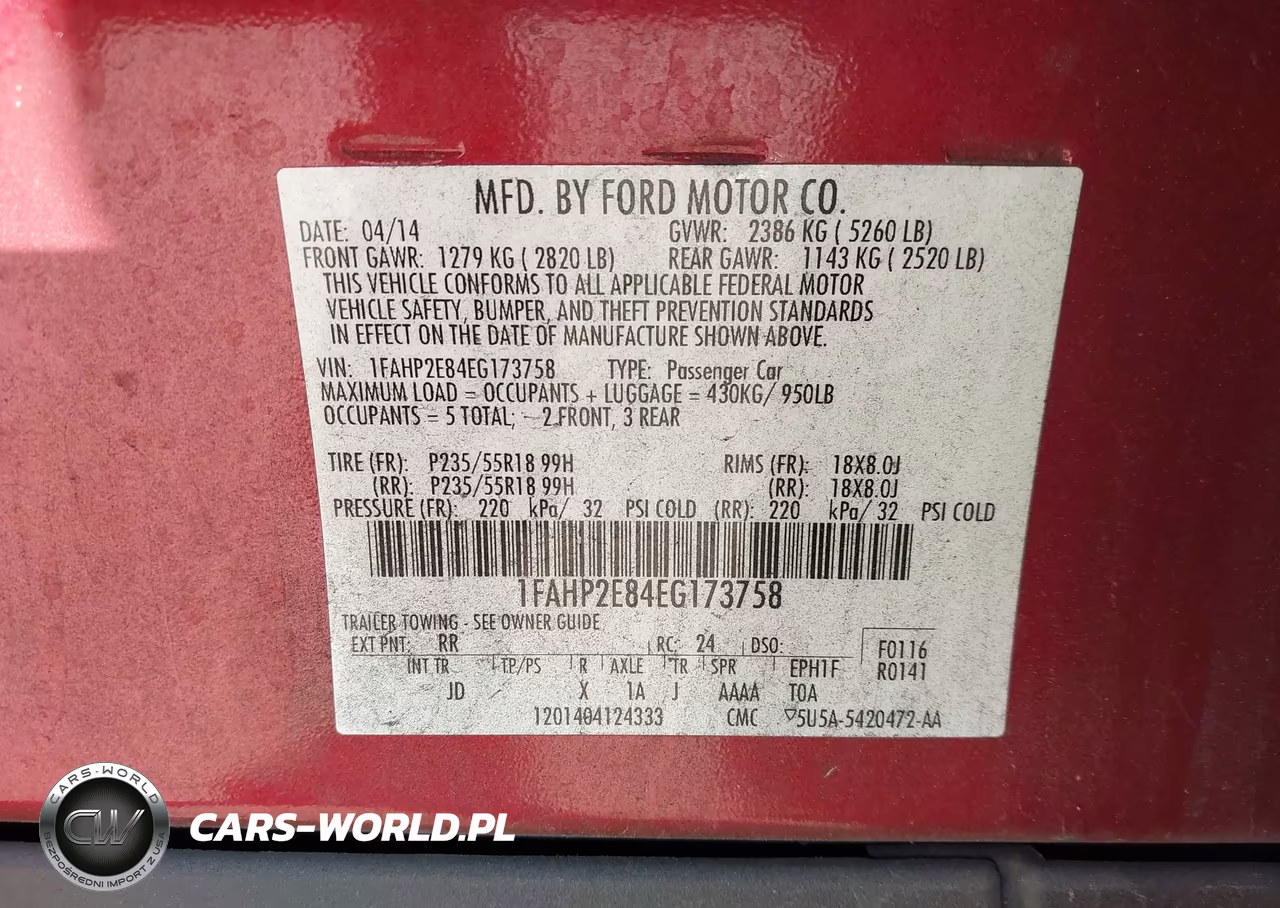 2014 Ford Taurus Sel VIN:1FAHP2E84EG173758 - 9