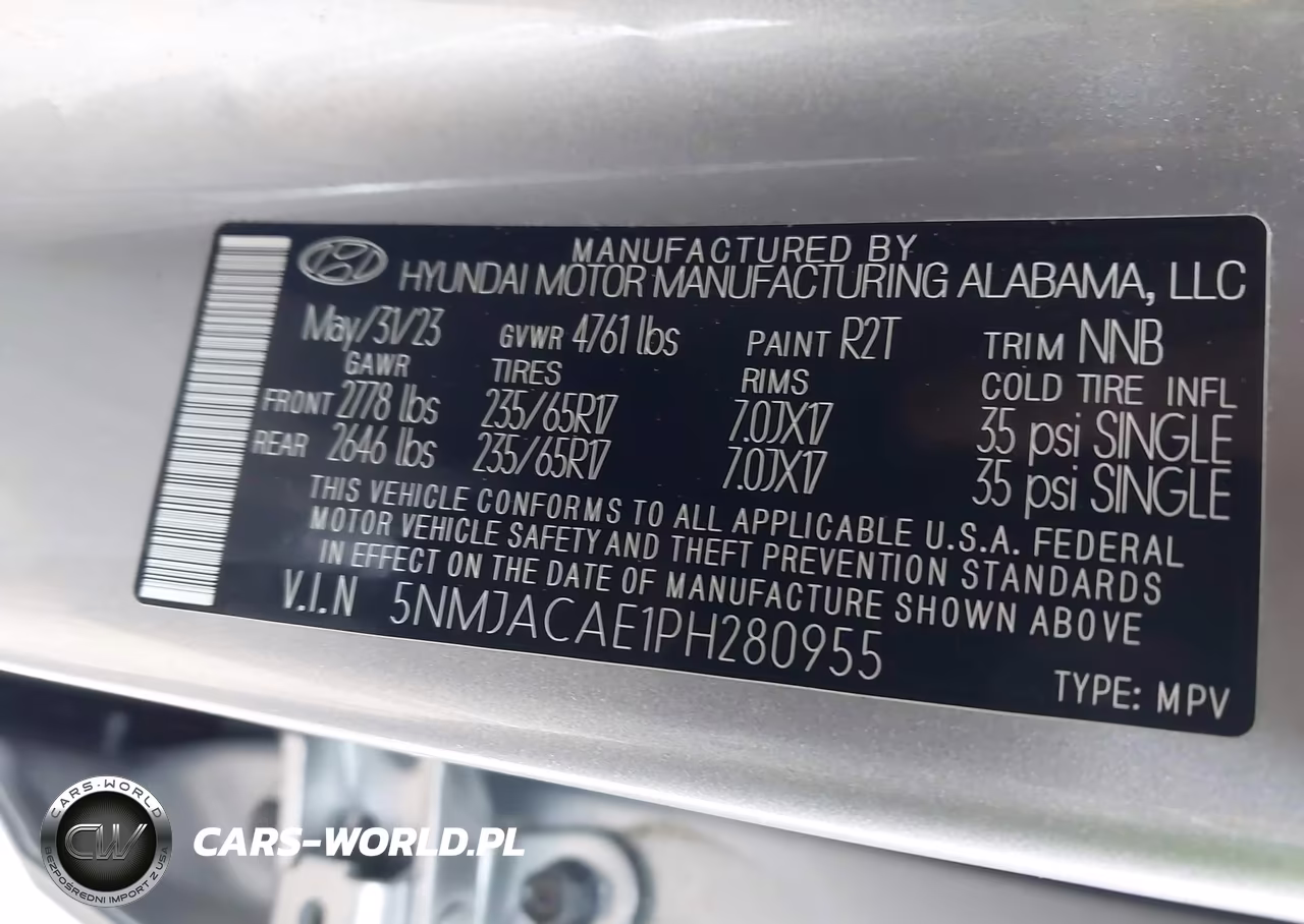 2023 Hyundai Tucson Se VIN:5NMJACAE1PH280955 - 9