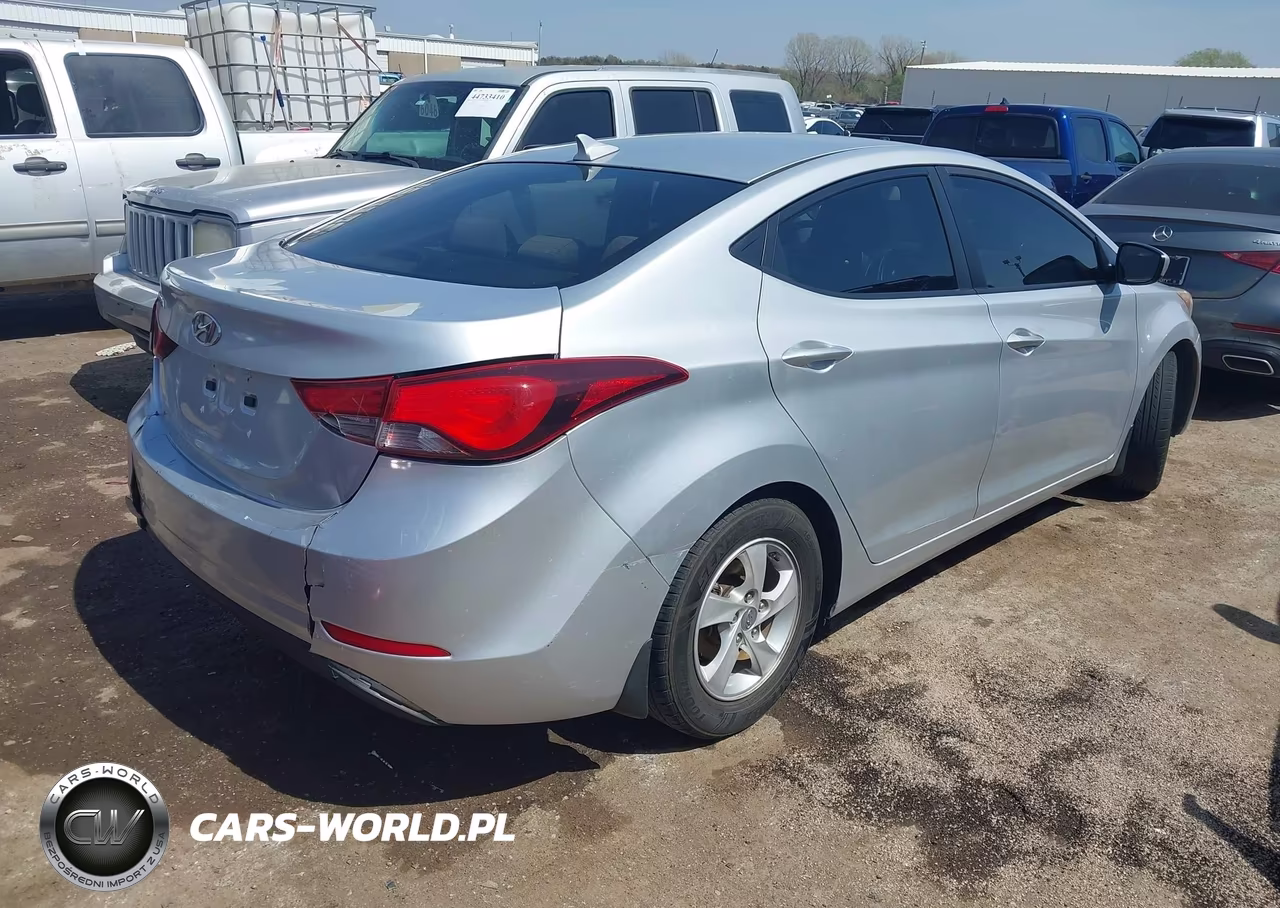 2015 Hyundai Elantra Se VIN:KMHDH4AEXFU362474 - 4