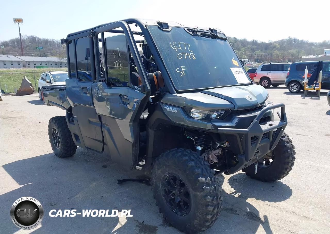 2024 Can-Am Defender Max Limited Cab Hd10-Lone Star Hd10