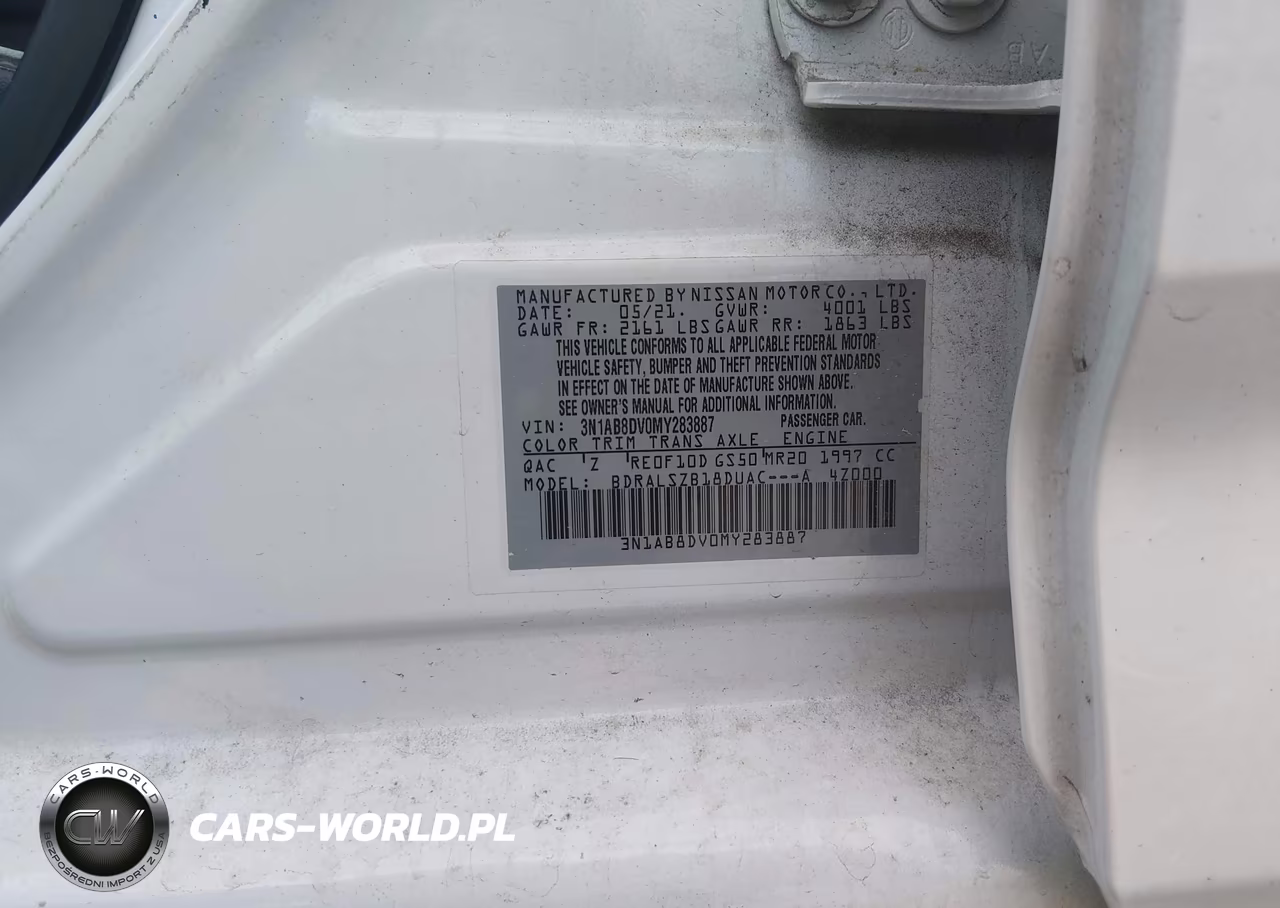 2021 Nissan Sentra Sr Xtronic Cvt VIN:3N1AB8DV0MY283887 - 9