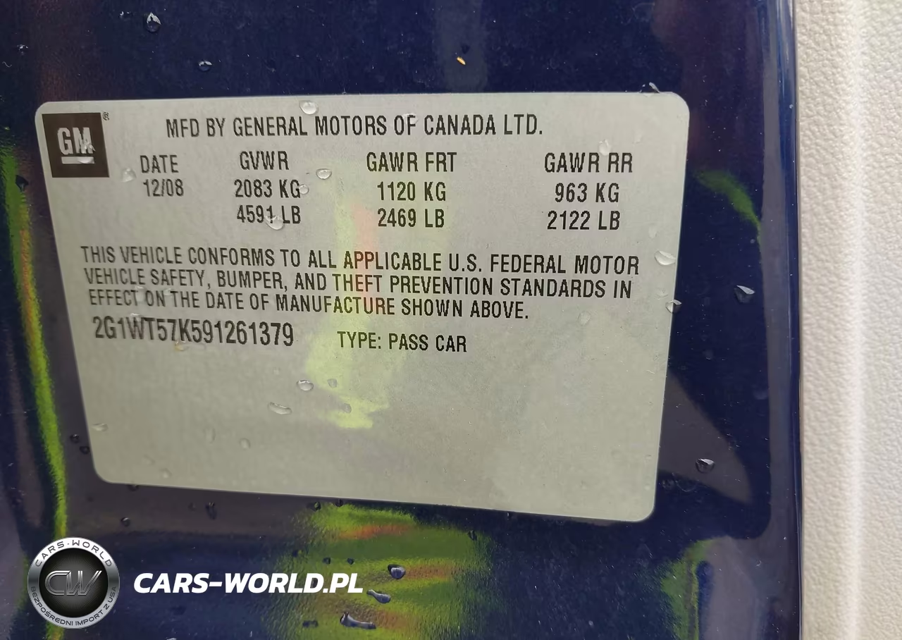 2009 Chevrolet Impala Lt VIN:2G1WT57K591261379 - 9