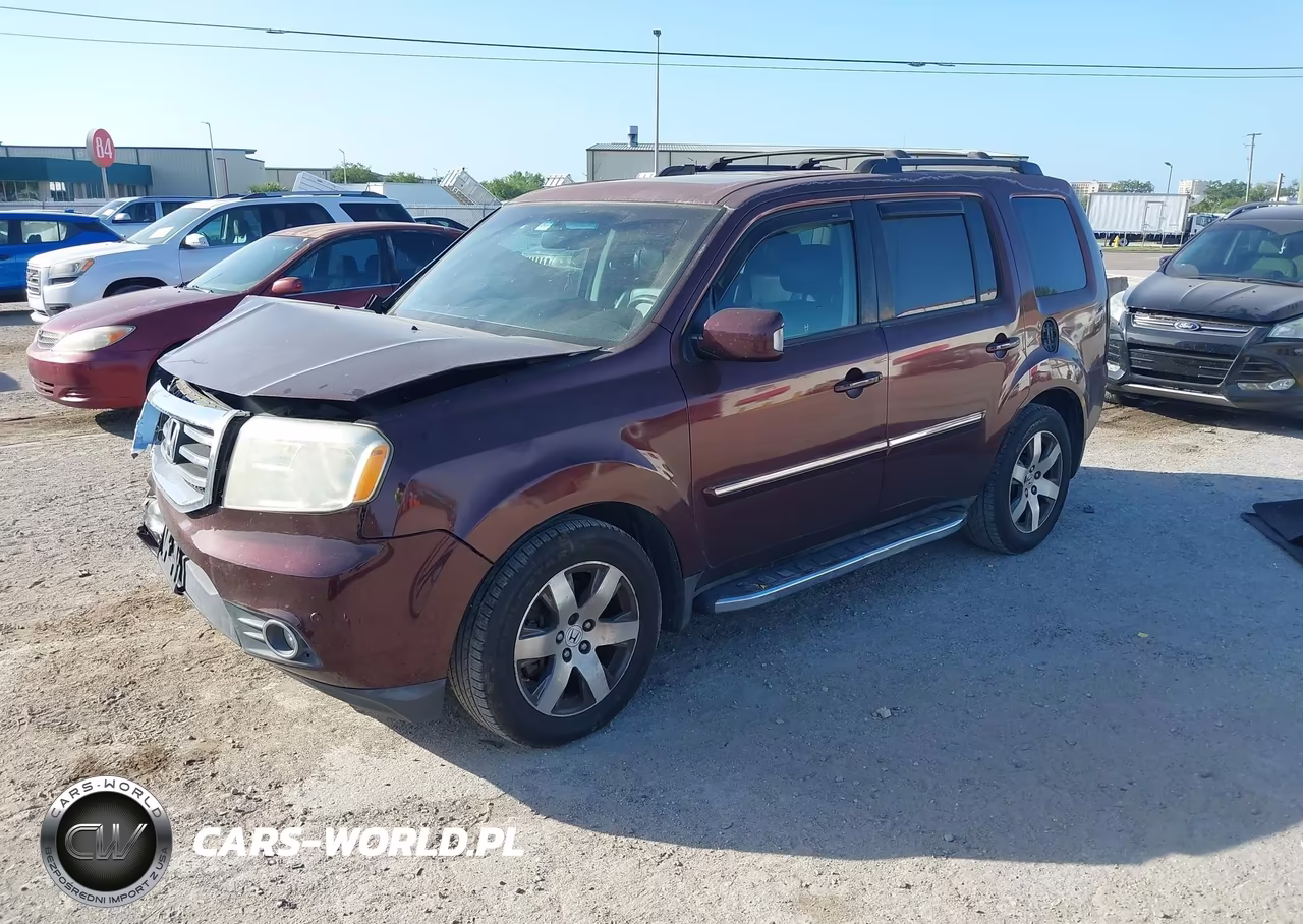 2013 Honda Pilot Touring VIN:5FNYF4H90DB066194 - 2