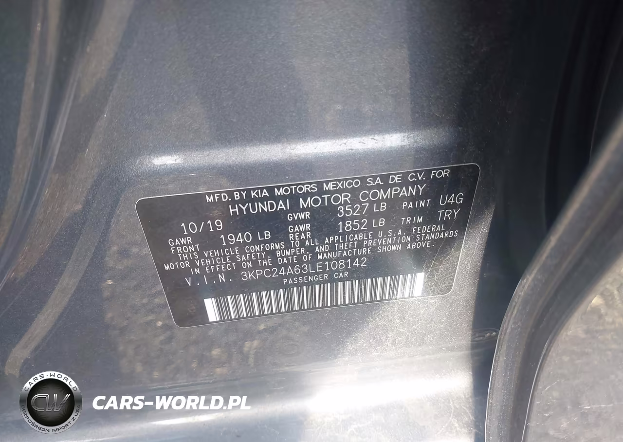 2020 Hyundai Accent Se VIN:3KPC24A63LE108142 - 9