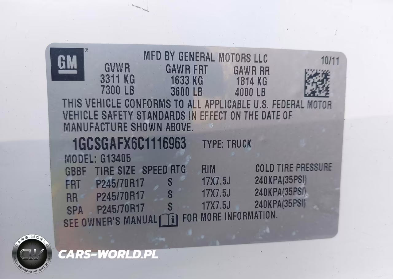 2012 Chevrolet Express 1500 Work Van VIN:1GCSGAFX6C1116963 - 9