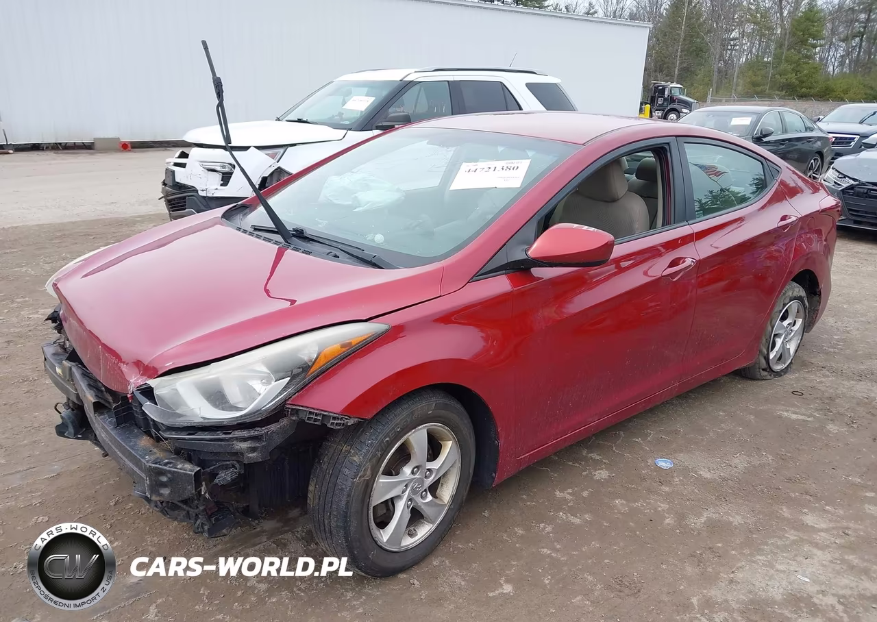 2014 Hyundai Elantra Se VIN:5NPDH4AE9EH469738 - 2