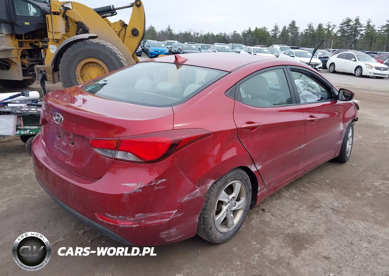 2014 Hyundai Elantra Se VIN:5NPDH4AE9EH469738 - 4