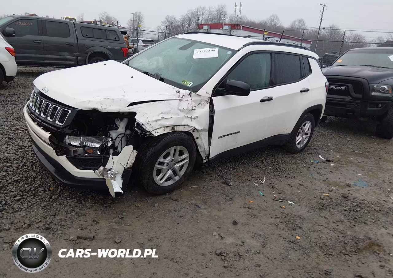 2017 Jeep New Compass Sport 4X4 VIN:3C4NJDAB2HT647296 - 2