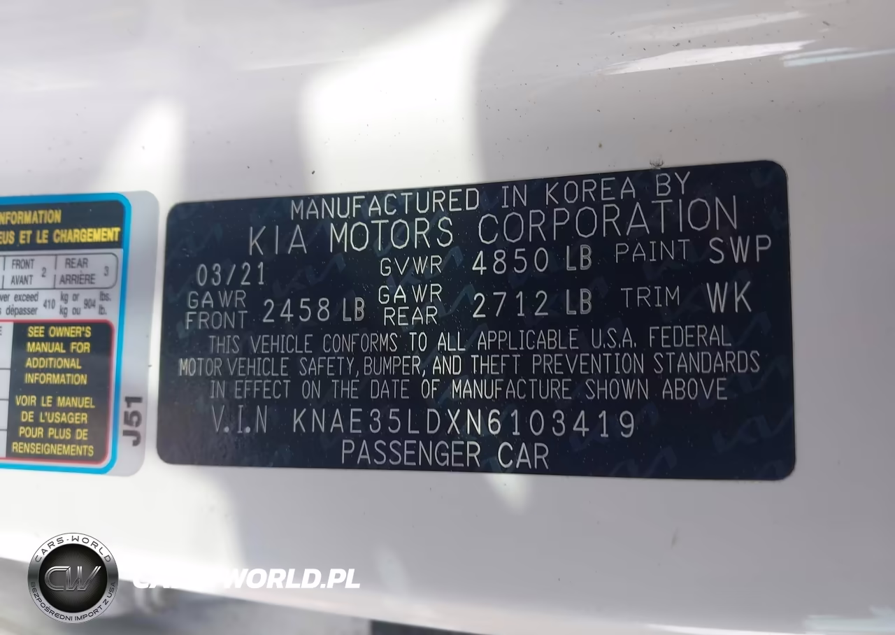 2022 Kia Stinger Gt-Line VIN:KNAE35LDXN6103419 - 9