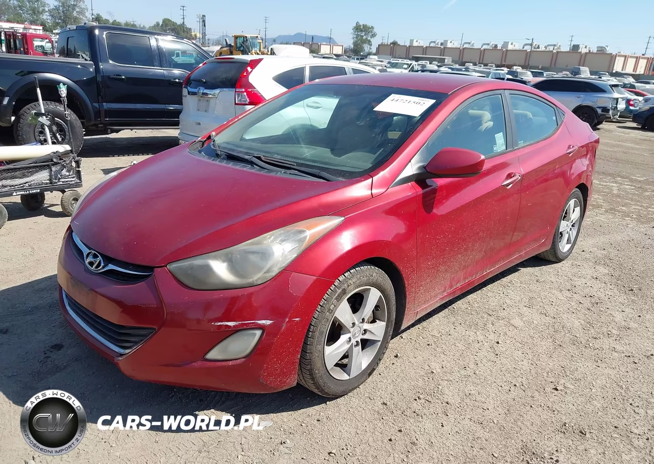 2012 Hyundai Elantra Gls (Ulsan Plant) VIN:KMHDH4AE3CU409968 - 2
