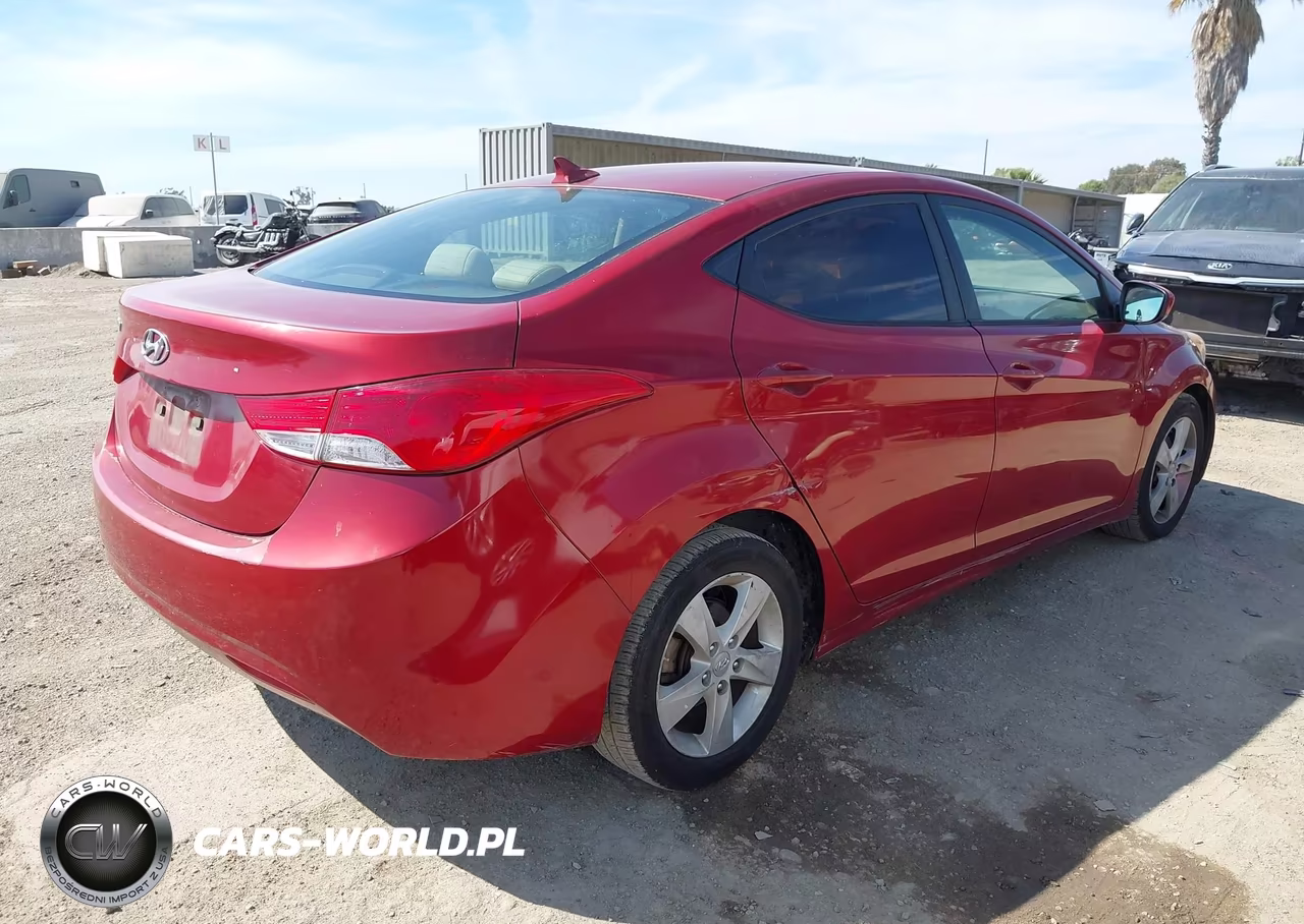 2012 Hyundai Elantra Gls (Ulsan Plant) VIN:KMHDH4AE3CU409968 - 4