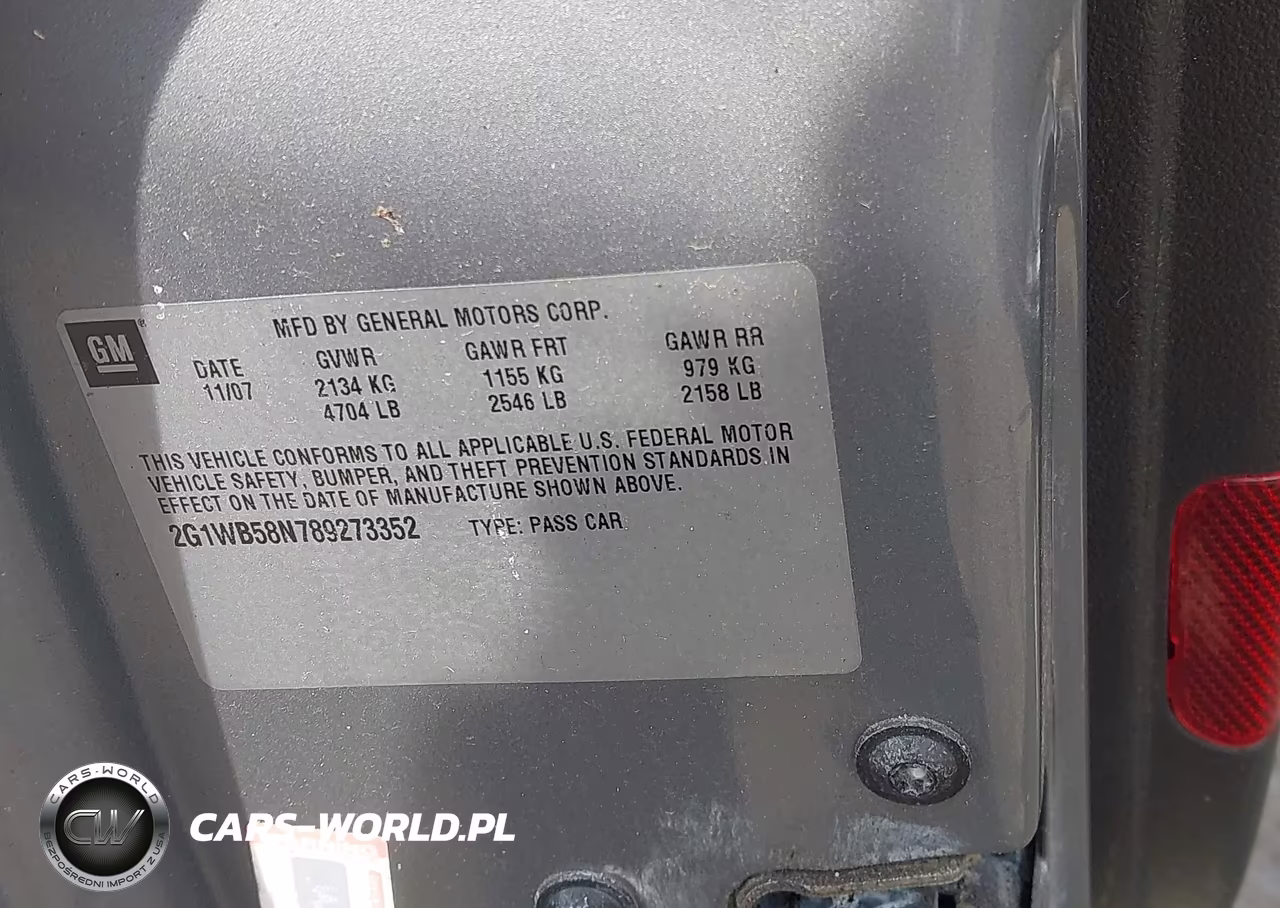 2008 Chevrolet Impala Ls VIN:2G1WB58N789273352 - 9
