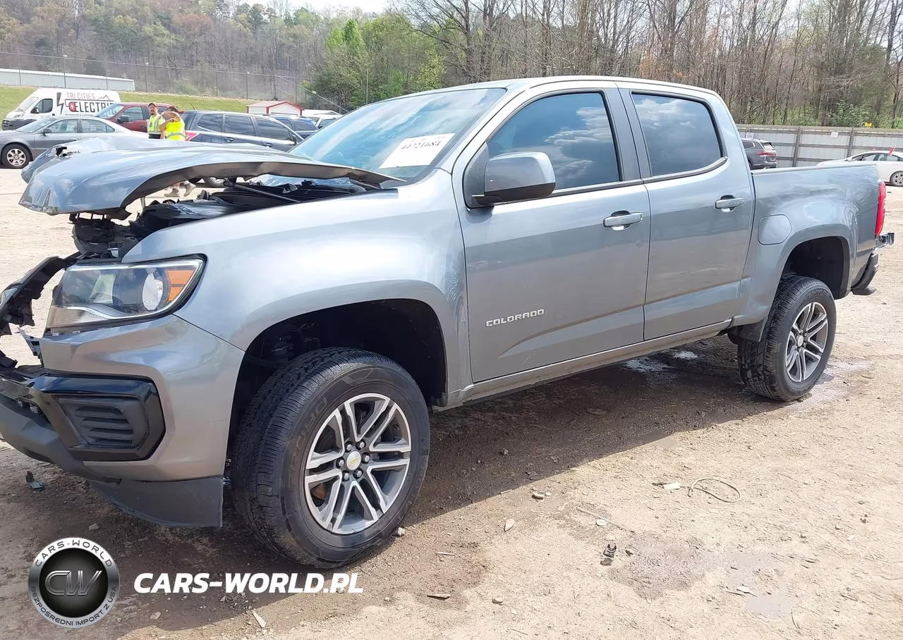 2021 Chevrolet Colorado 2Wd Short Box Wt VIN:1GCGSBEN7M1220230 - 2