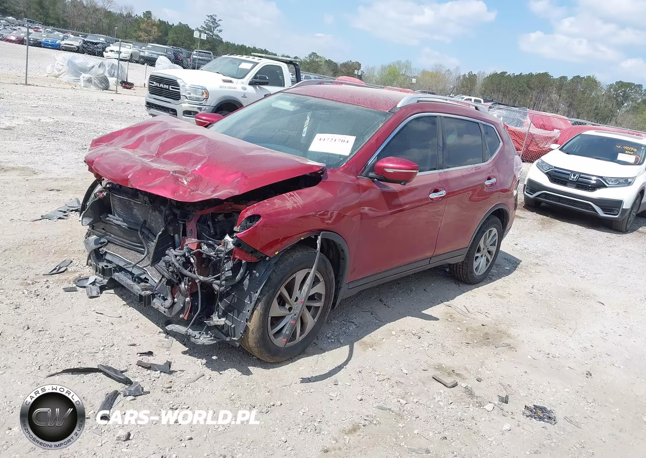 2015 Nissan Rogue Sl VIN:5N1AT2MV5FC781954 - 2
