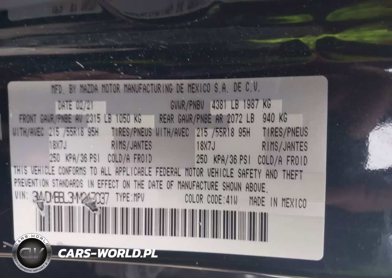 2021 Mazda Cx-30 Select VIN:3MVDMBBL3MM247037 - 9