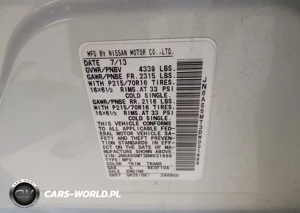 2013 Nissan Rogue S VIN:JN8AS5MT3DW031699 - 9