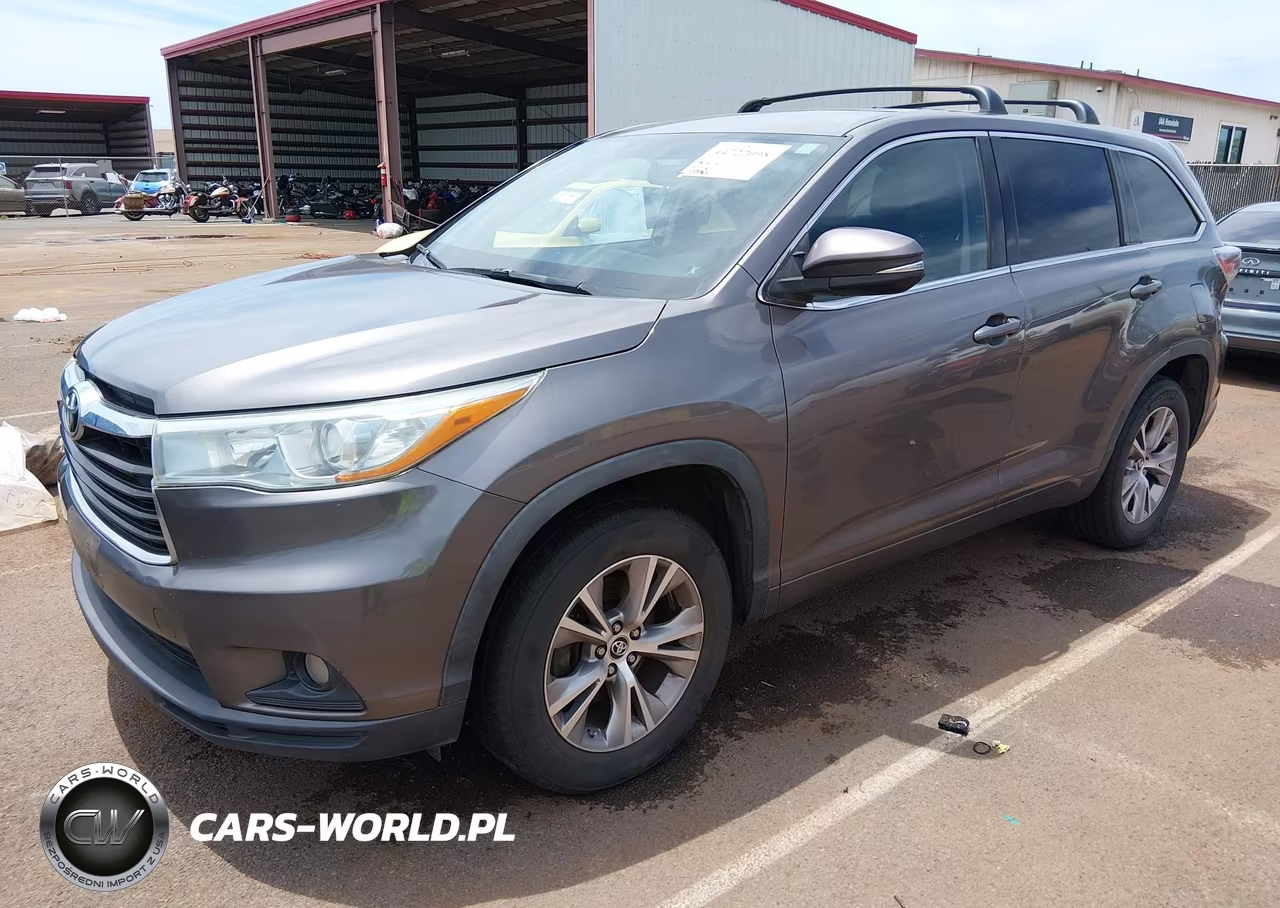 2016 Toyota Highlander Le V6 VIN:5TDZKRFH0GS161345 - 2