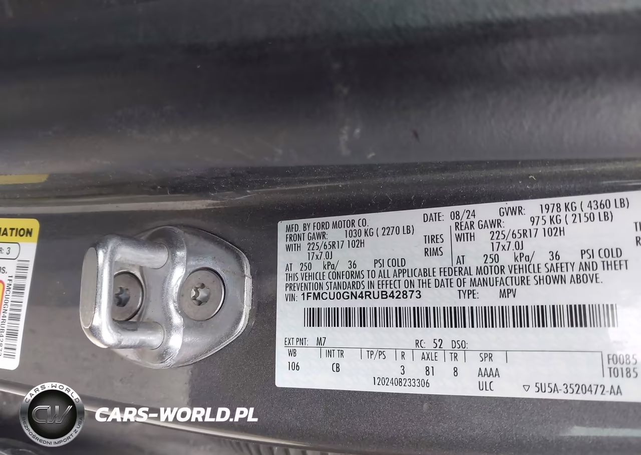 2024 Ford Escape Active VIN:1FMCU0GN4RUB42873 - 9