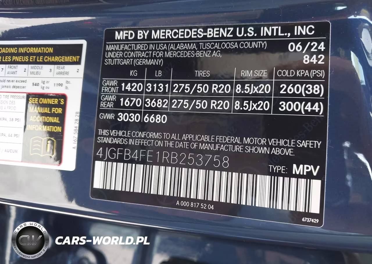 2024 Mercedes-Benz Gle 350 4Matic VIN:4JGFB4FE1RB253758 - 9