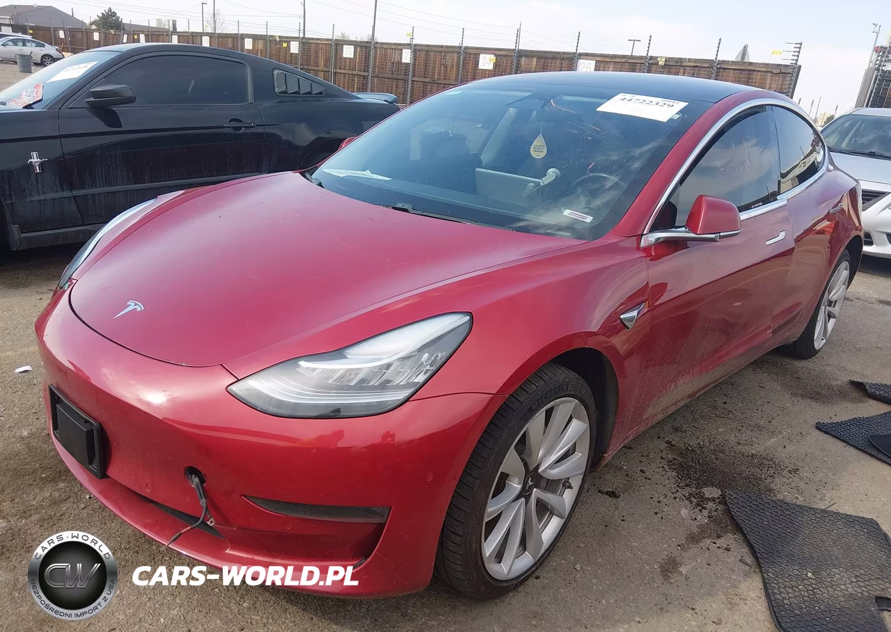 2018 Tesla Model 3 Long Range-Mid Range VIN:5YJ3E1EA3JF013639 - 2