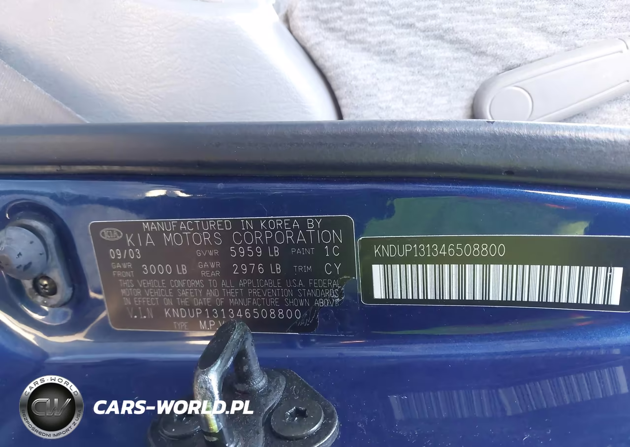 2004 Kia Sedona Ex-Lx VIN:KNDUP131346508800 - 9
