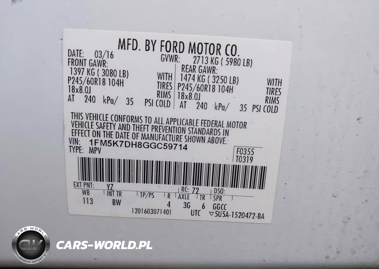 2016 Ford Explorer Xlt VIN:1FM5K7DH8GGC59714 - 9
