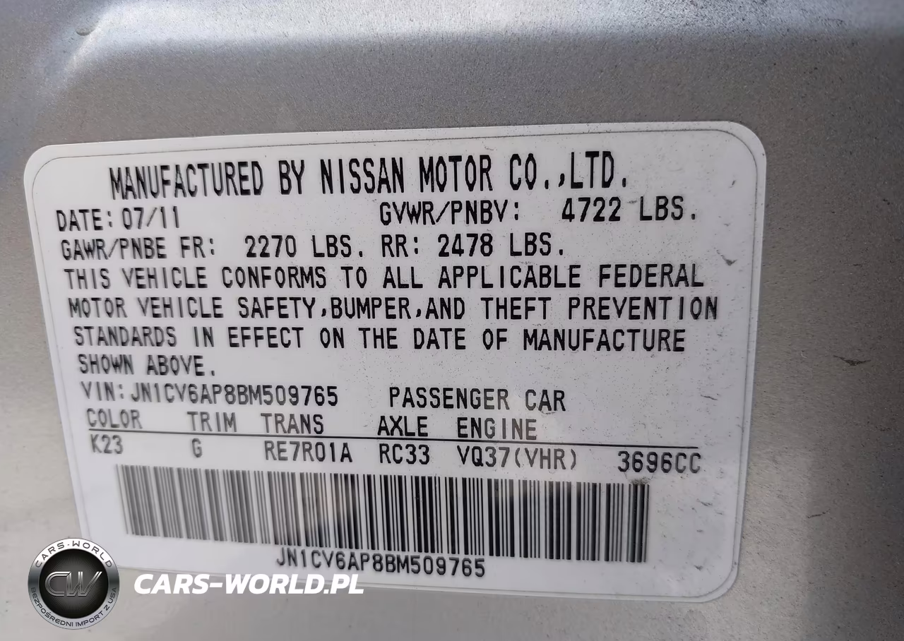 2011 Infiniti G37 Journey VIN:JN1CV6AP8BM509765 - 9