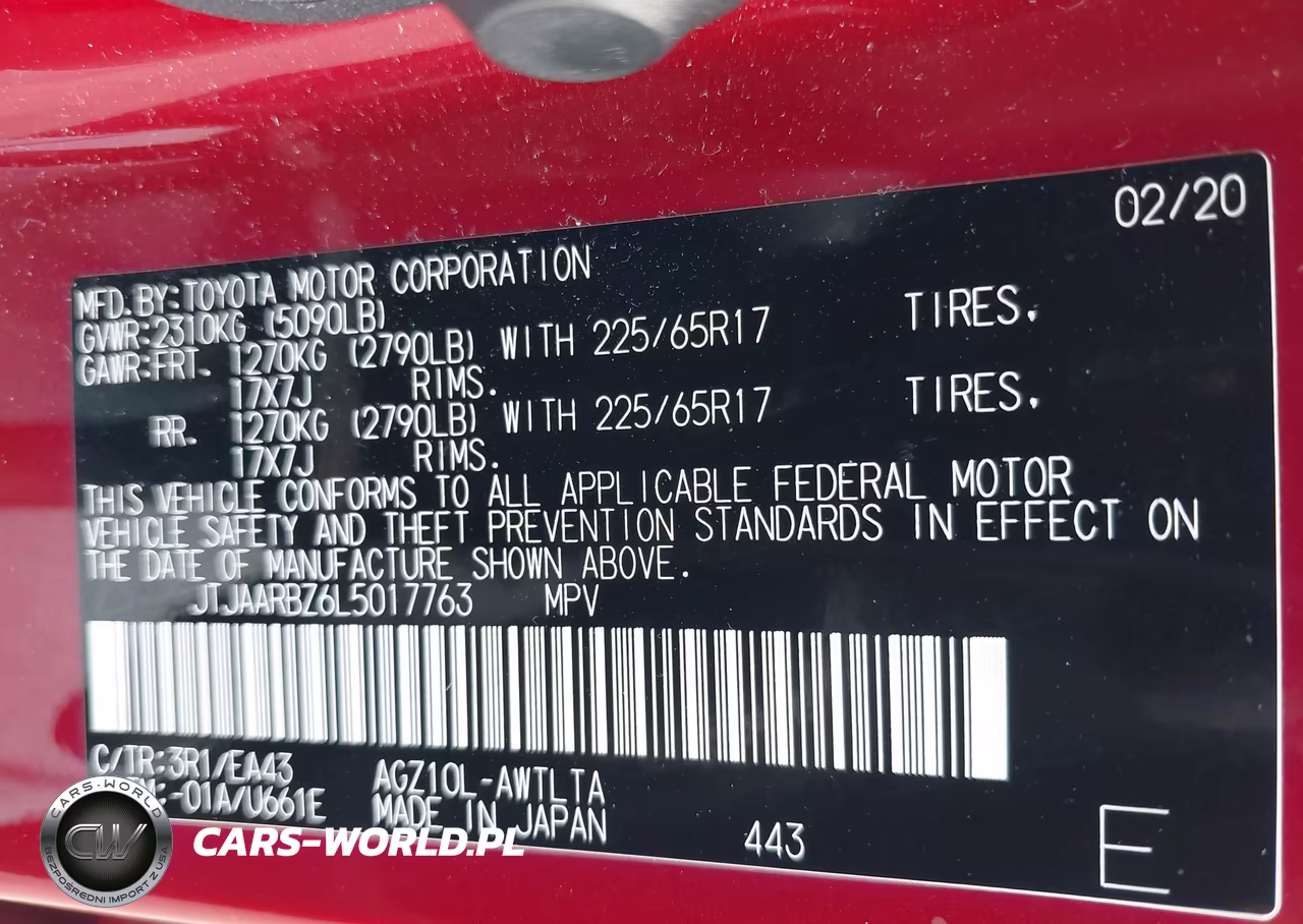 2020 Lexus Nx 300 VIN:JTJAARBZ6L5017763 - 9