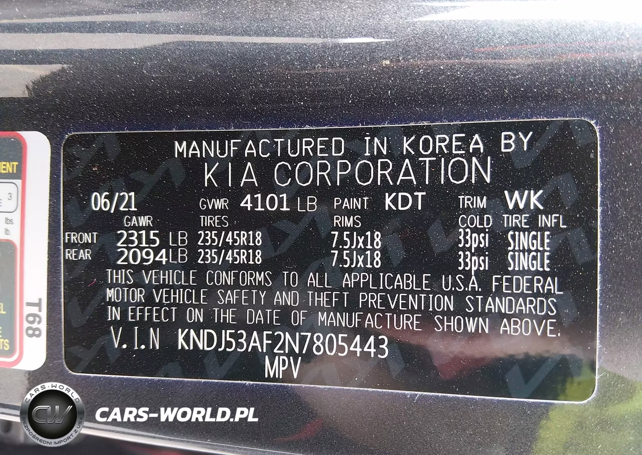 2022 Kia Soul Turbo VIN:KNDJ53AF2N7805443 - 9