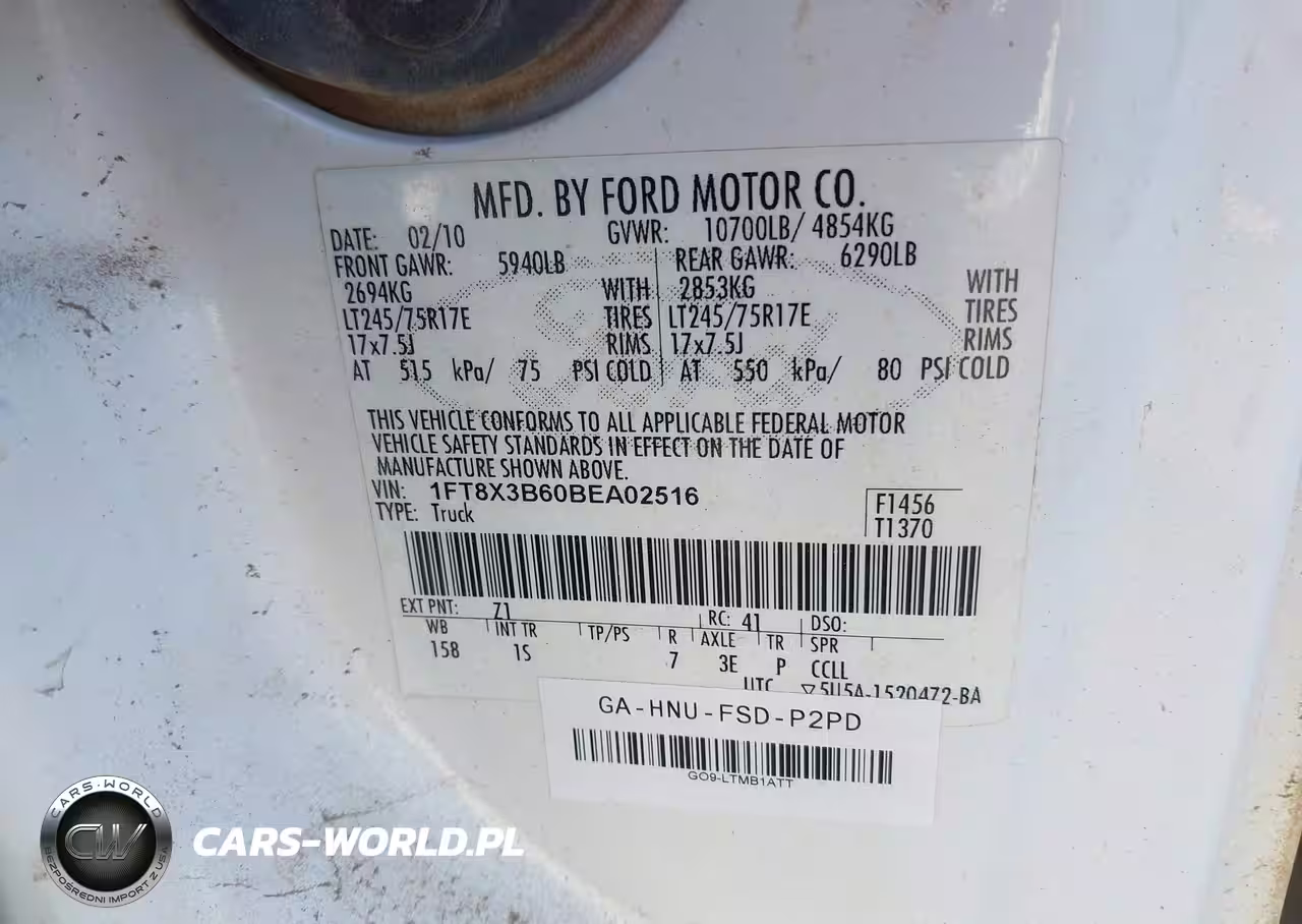 2011 Ford F-350 Xl VIN:1FT8X3B60BEA02516 - 4