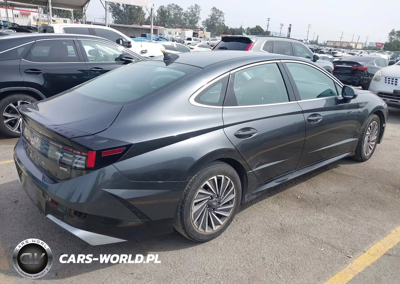 2025 Hyundai Sonata Hybrid Sel VIN:KMHL34JJ9SA103414 - 4
