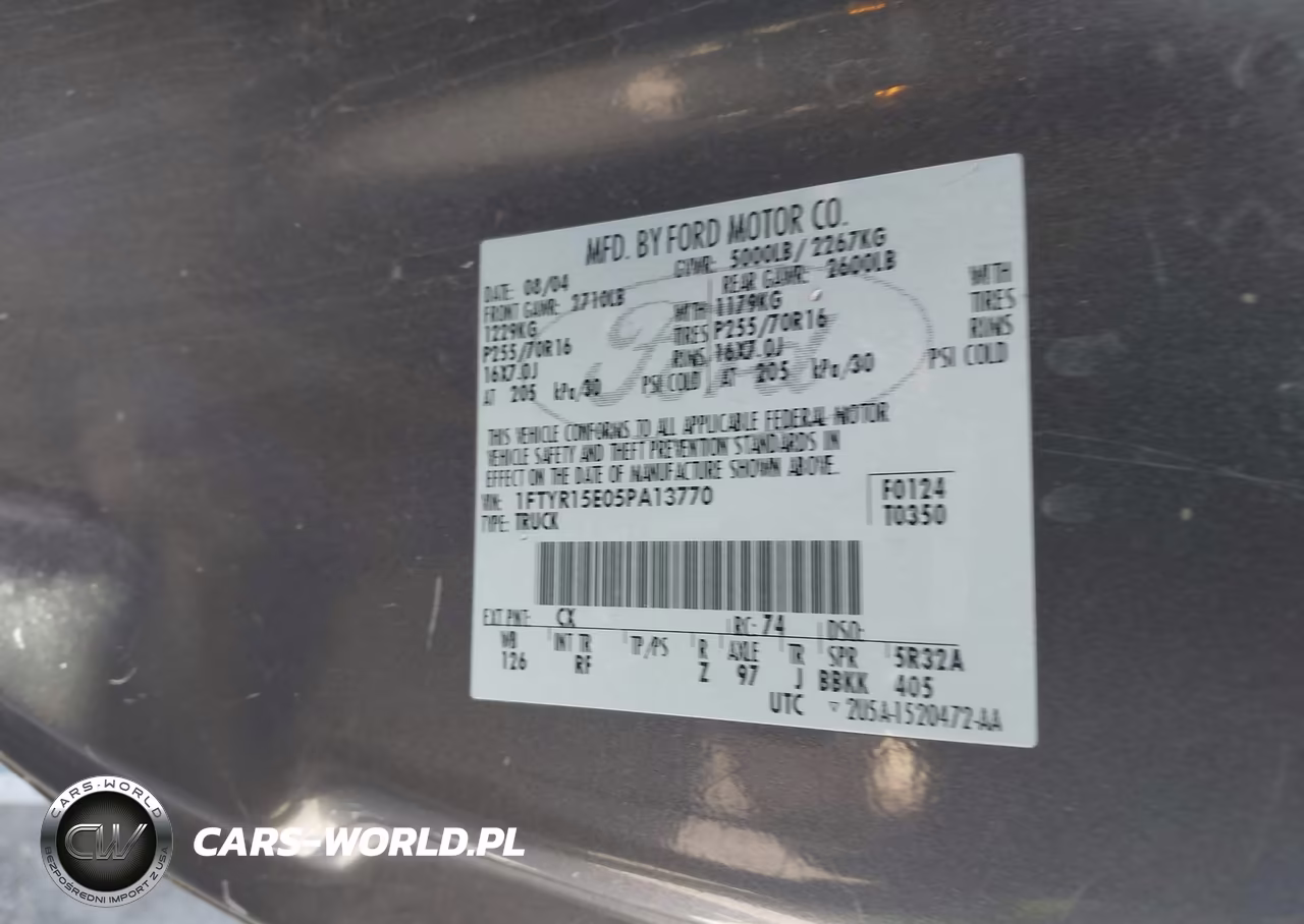 2005 Ford Ranger Super Cab VIN:1FTYR15E05PA13770 - 9