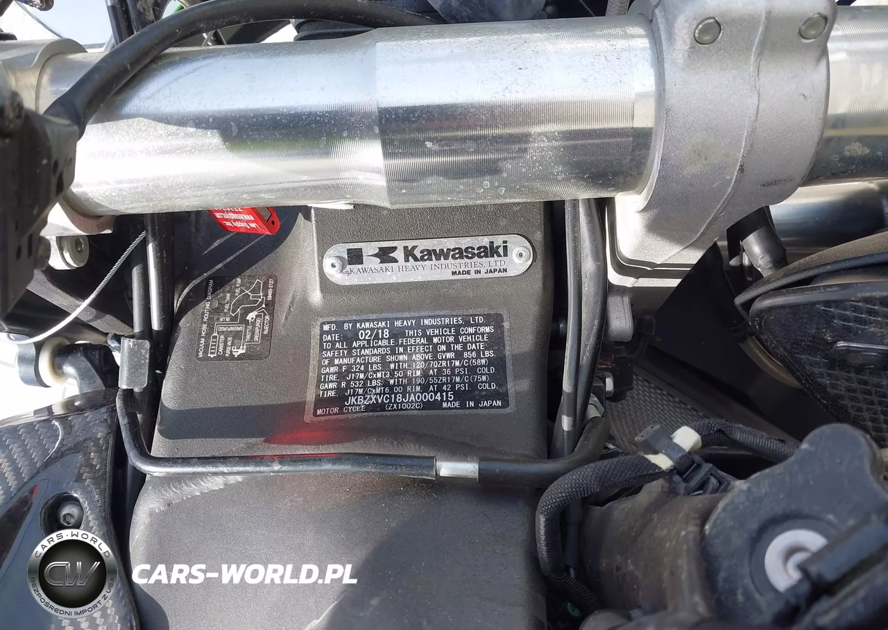 2018 Kawasaki Zx1000 R VIN:JKBZXVC18JA000415 - 10